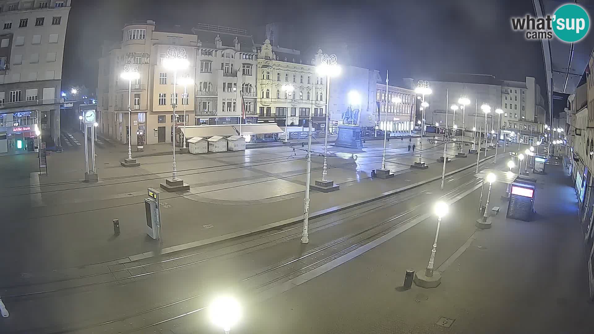 Webcam Zagabria Ban Jelacic piazza | Croazia