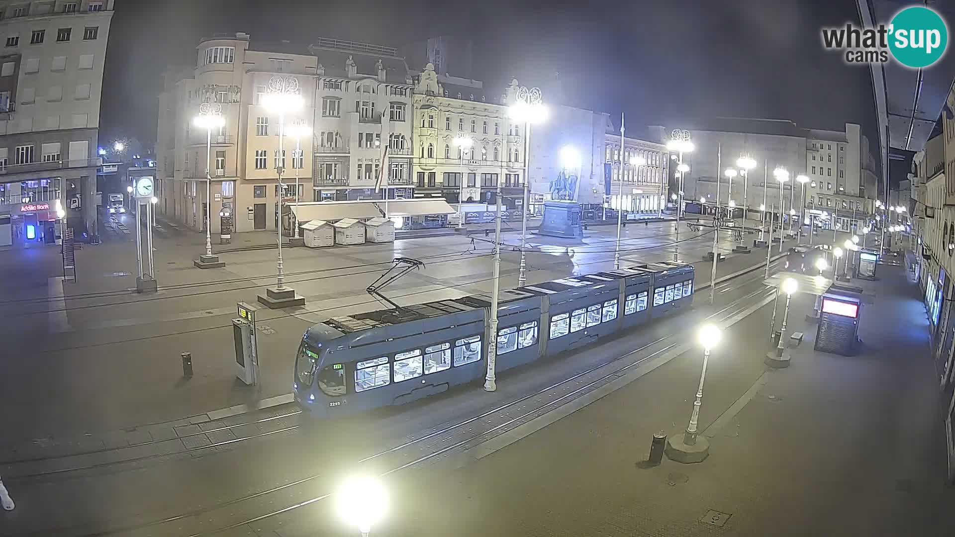 Webcam Zagreb Bana Jelačića square | Croatia