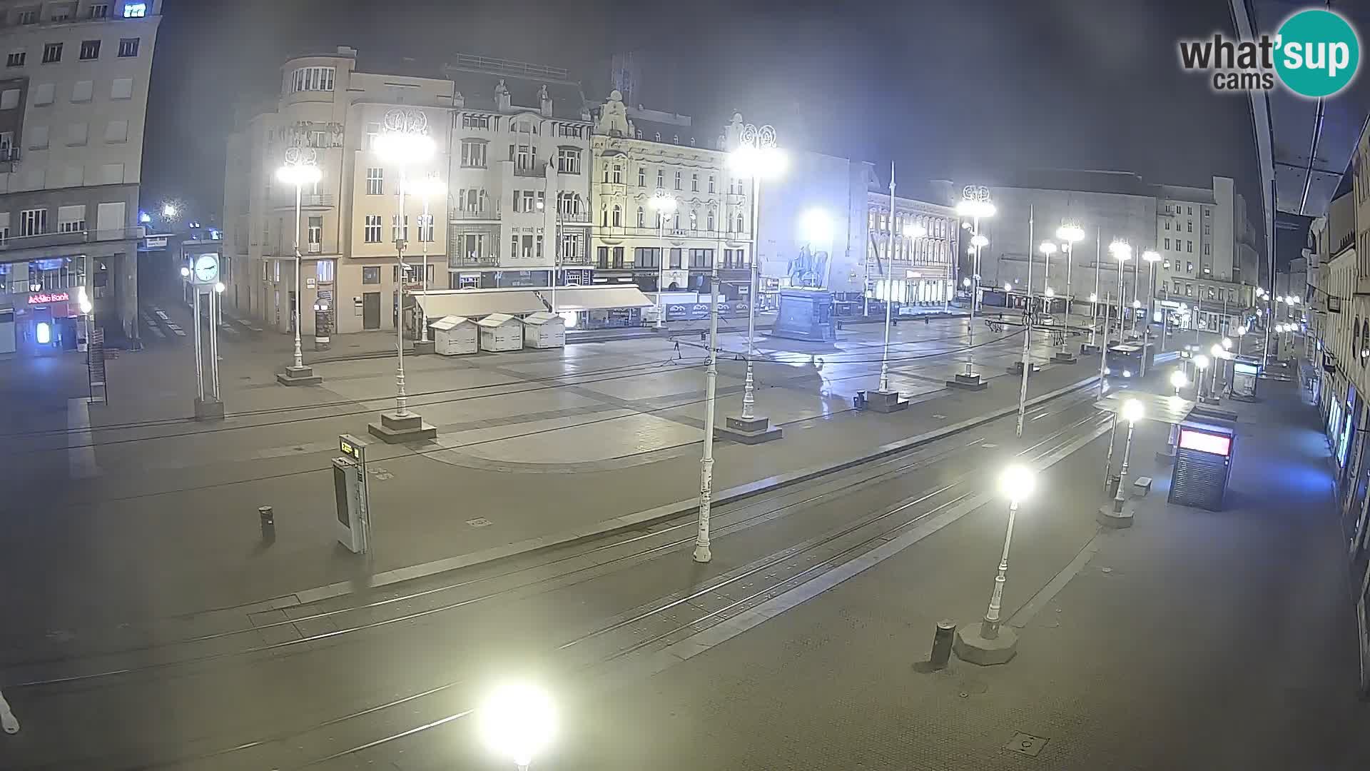 Zagreb webcam Ban Jelacica Platz | Kroatien