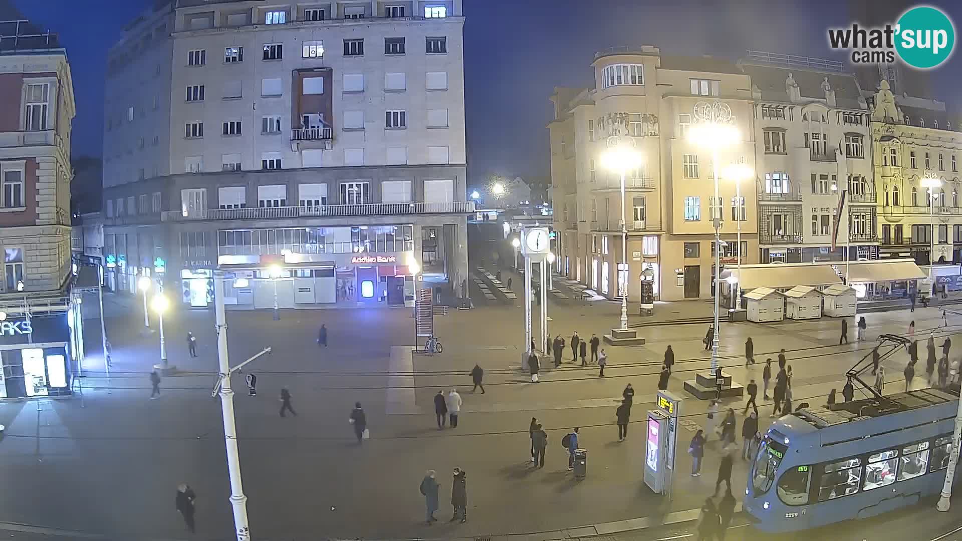 Webcam Zagabria Ban Jelacic piazza | Croazia