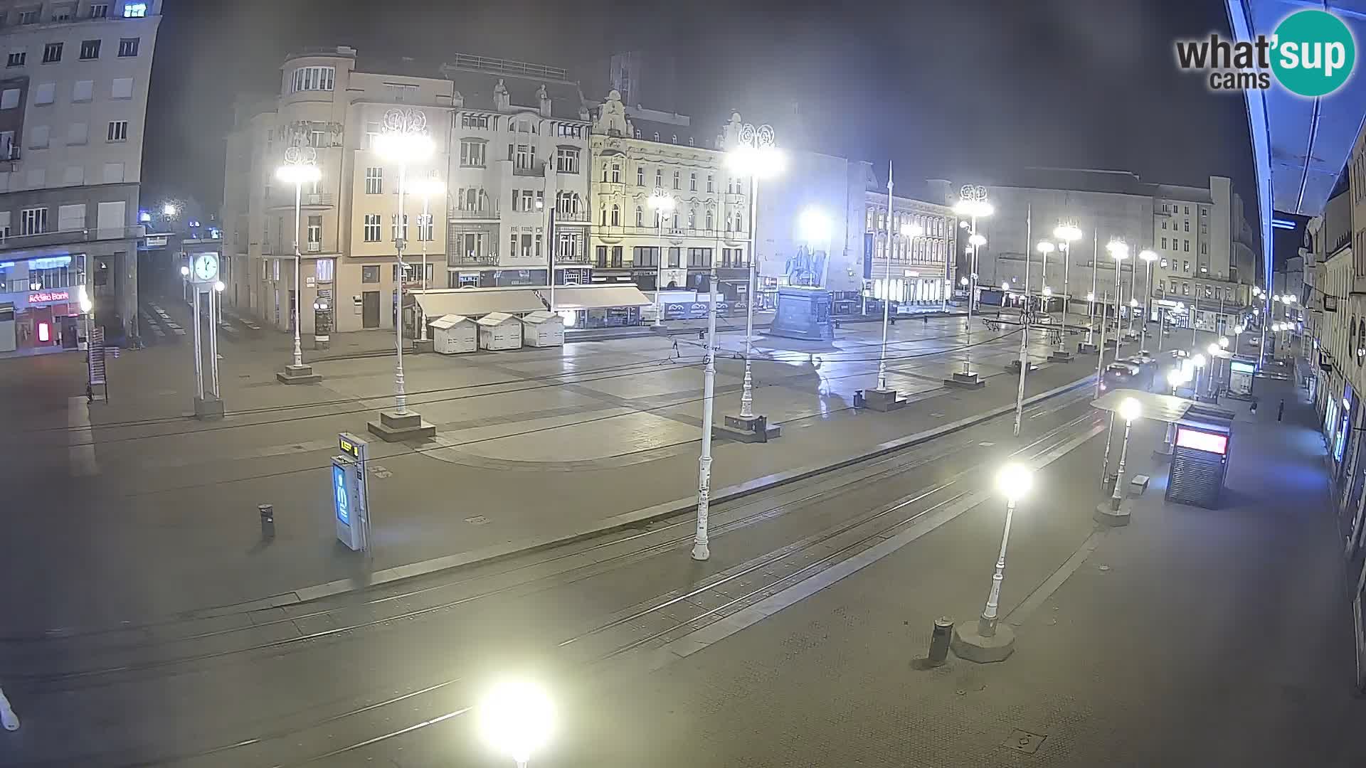 Live Cam Zagreb Ban Jelačić place | Croatie