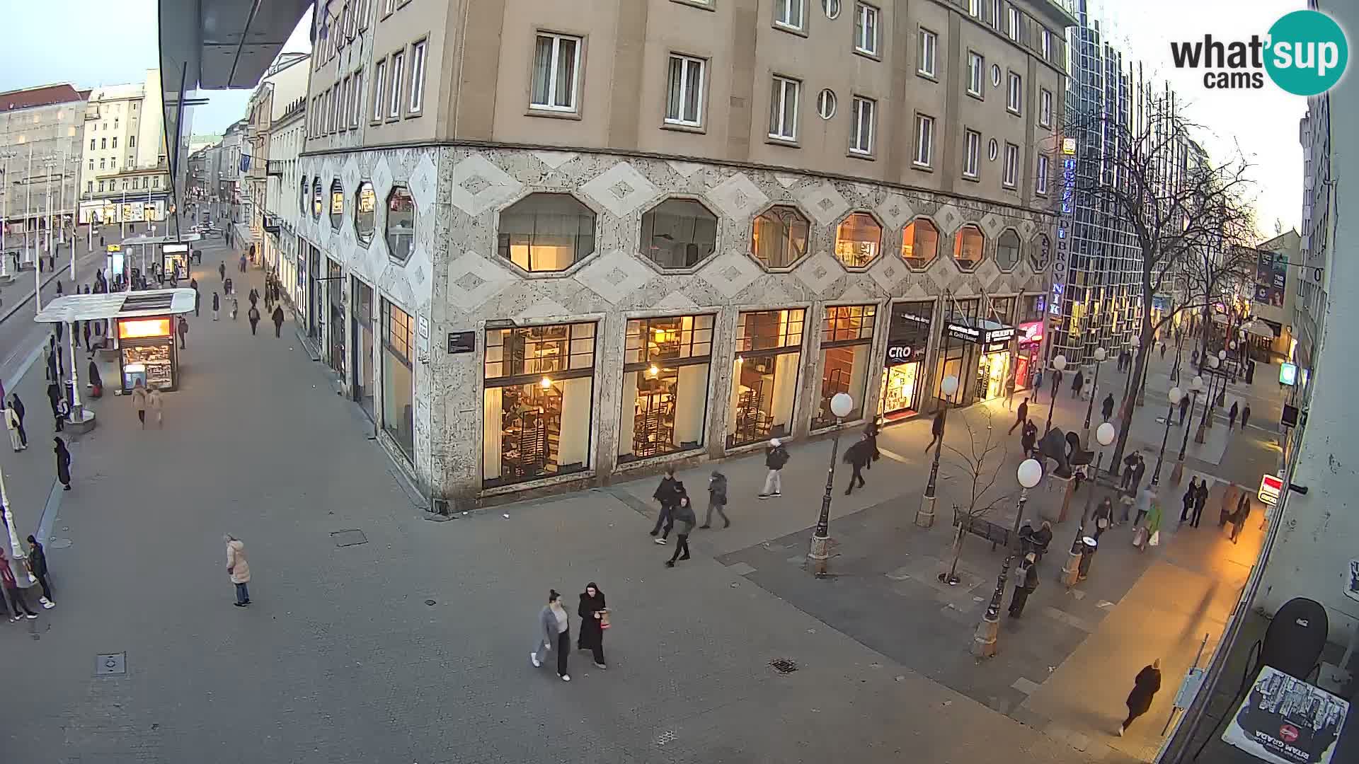 Zagreb webcam Ban Jelacica Platz | Kroatien