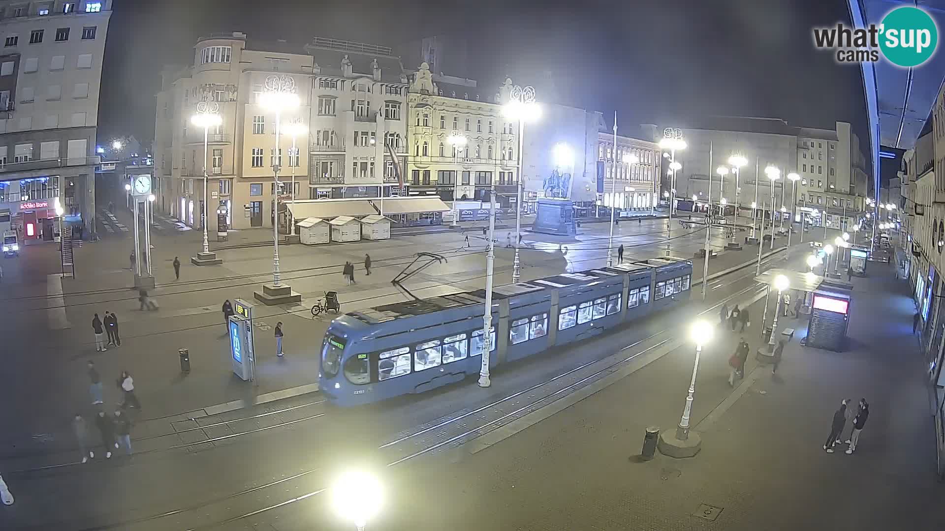 Webcam Zagabria Ban Jelacic piazza | Croazia