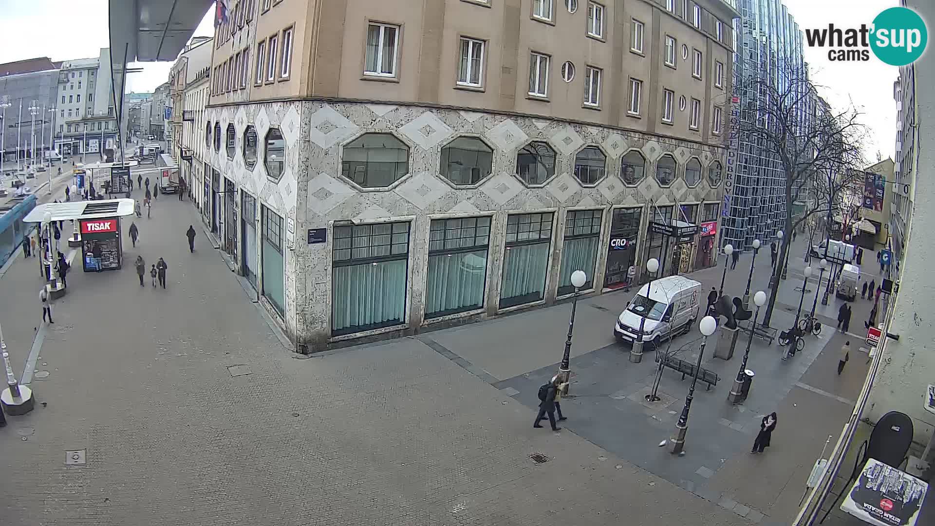 Live Cam Zagreb Ban Jelačić place | Croatie
