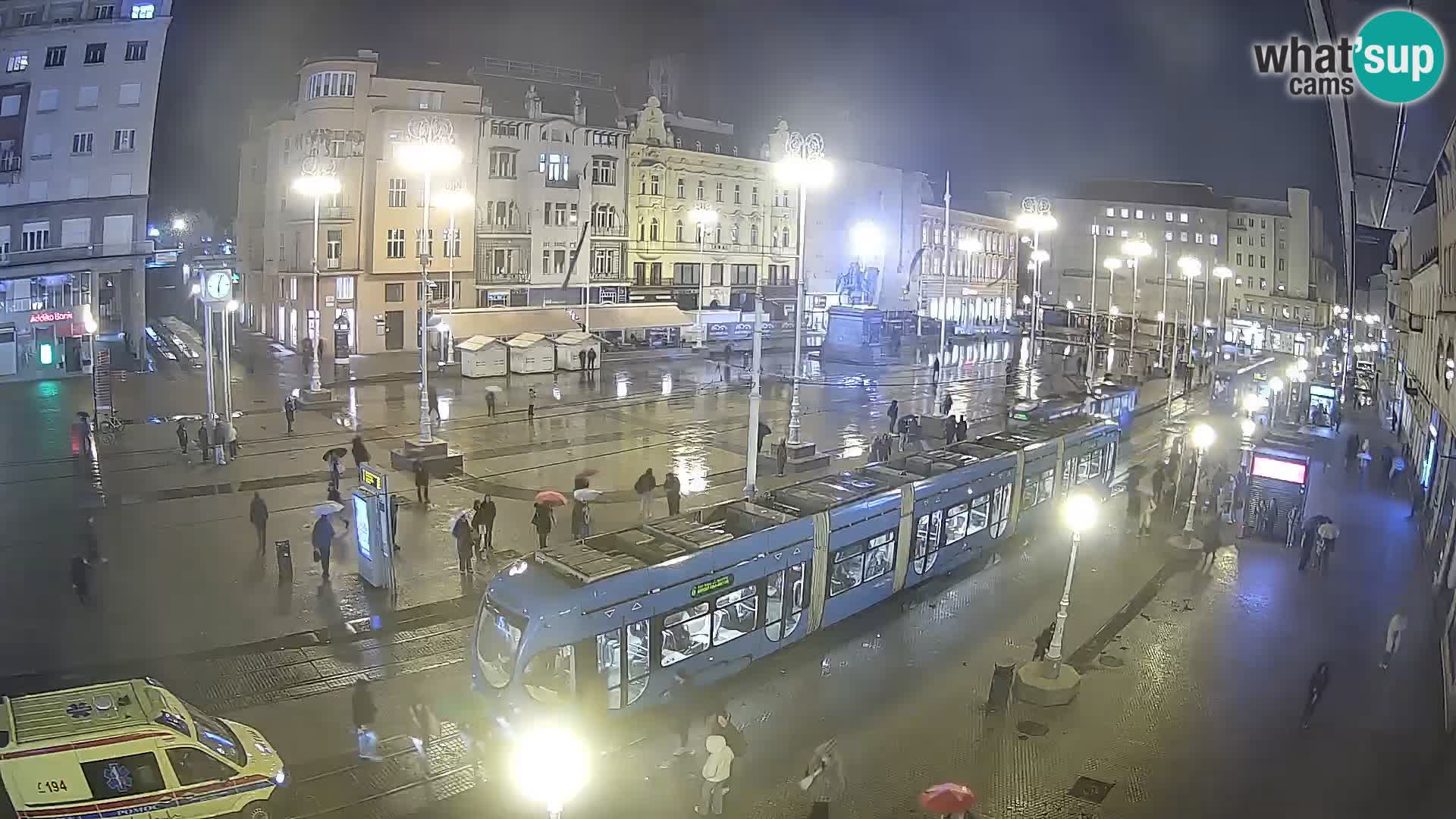 Zagreb live cam Bana Jelačića