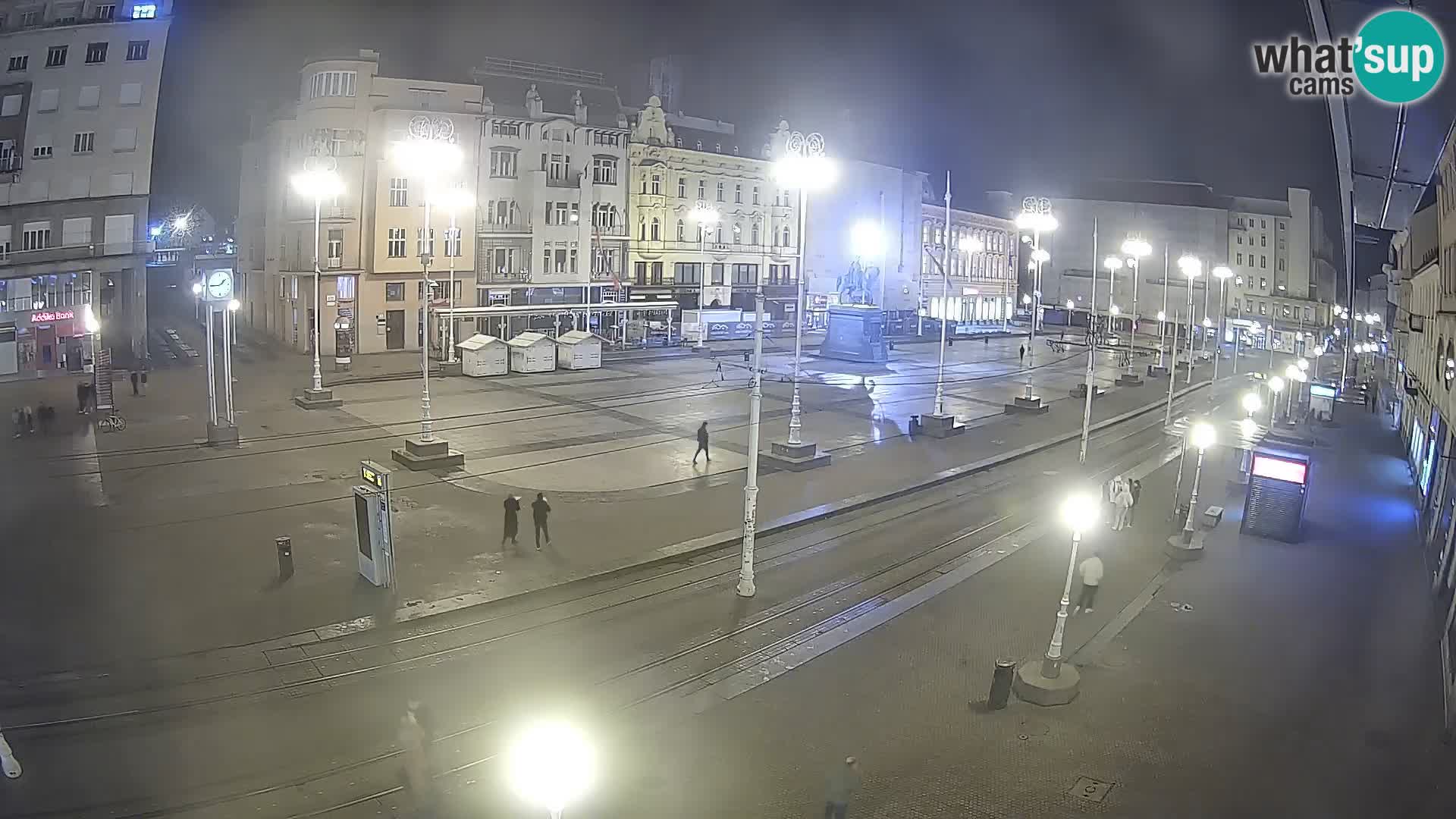 Webcam Zagreb Bana Jelačića square | Croatia