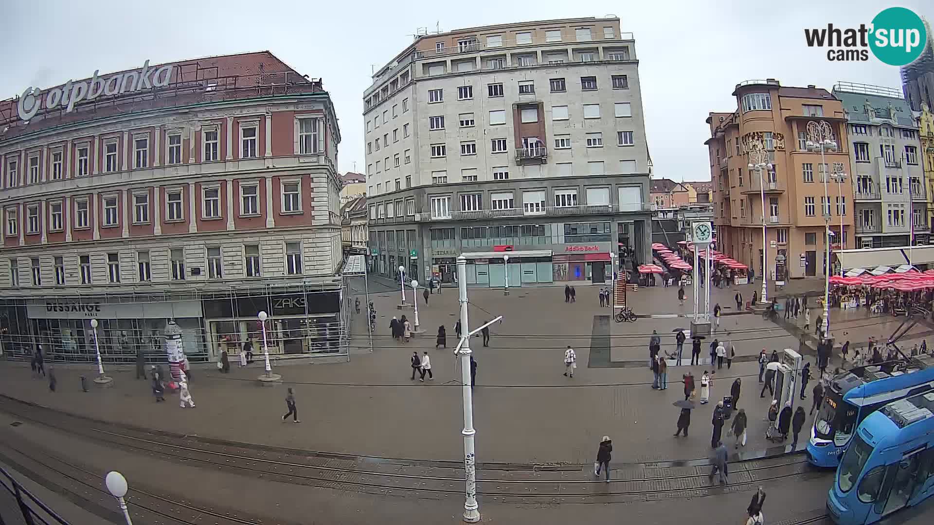 Webcam Zagabria Ban Jelacic piazza | Croazia