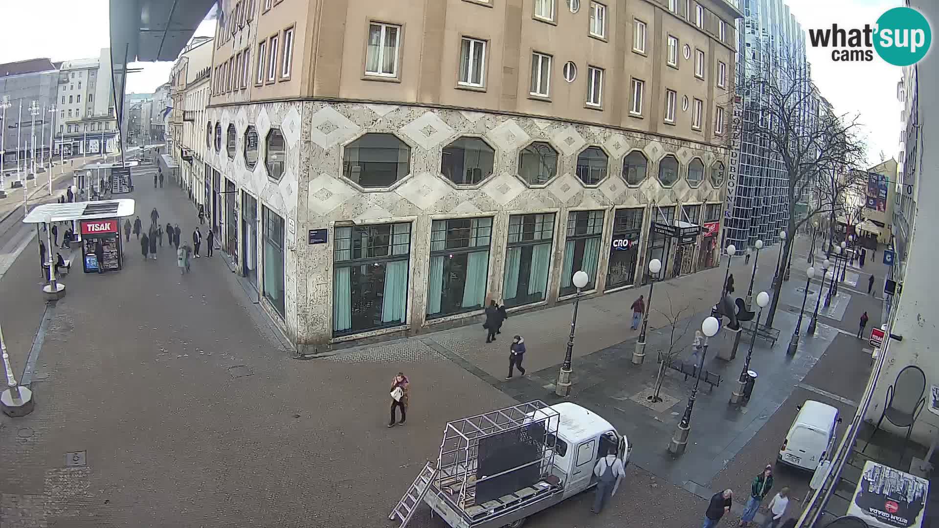 Webcam Zagreb Bana Jelačića square | Croatia
