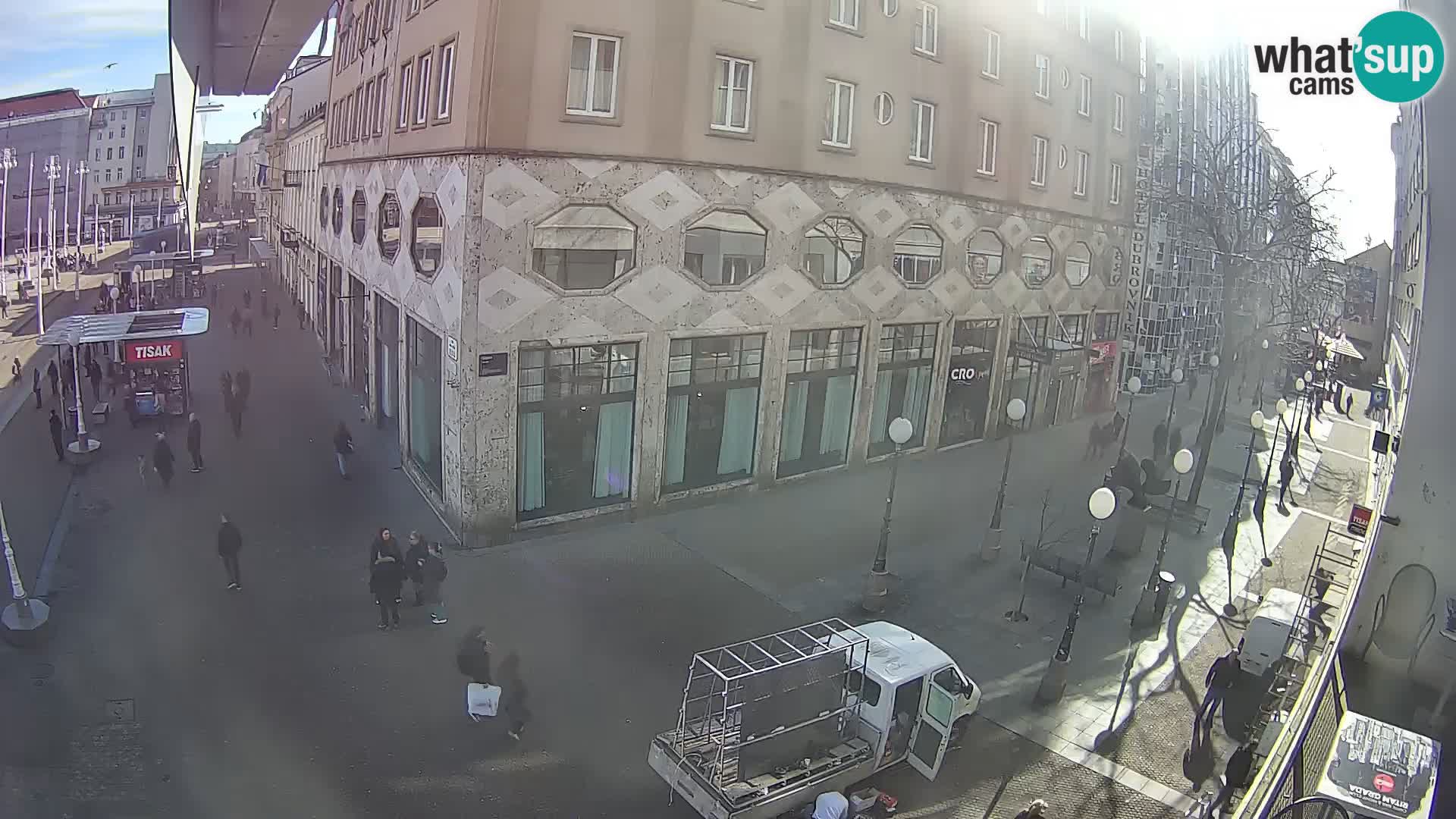 Live Cam Zagreb Ban Jelačić place | Croatie