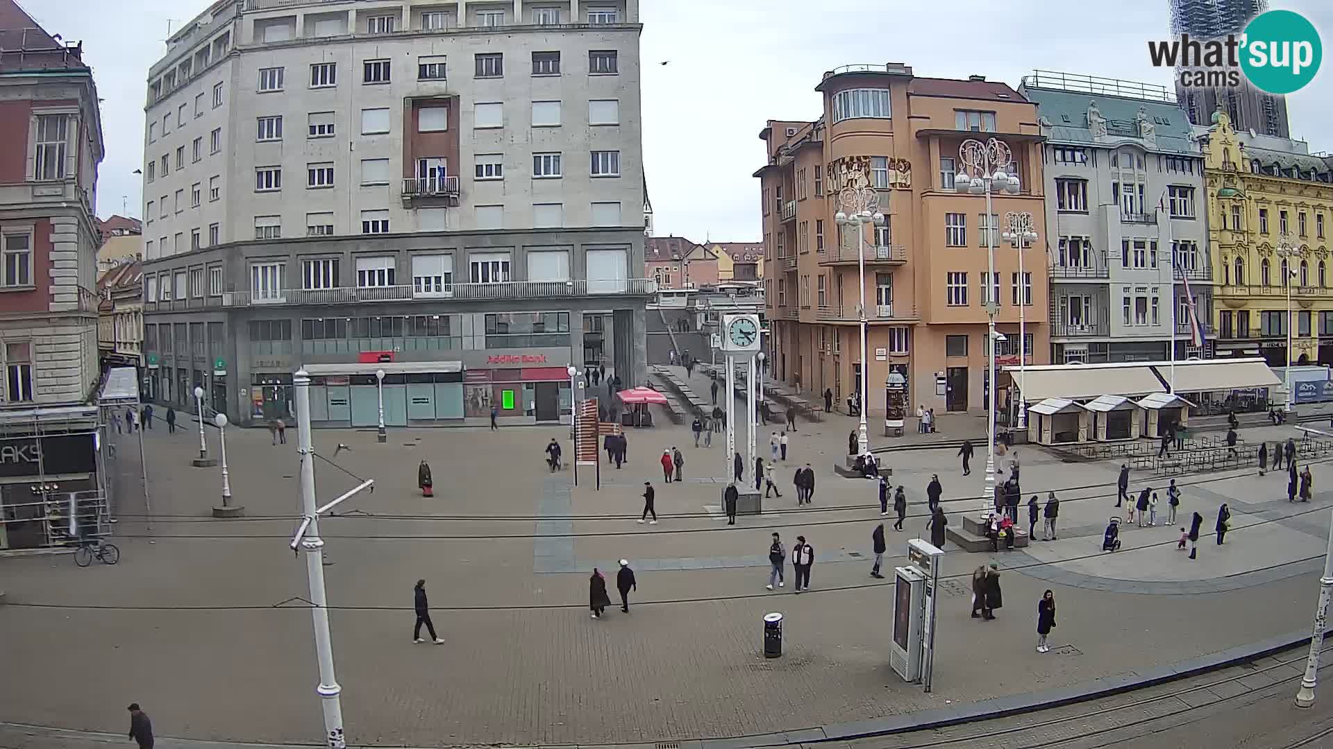 Zagreb live cam Bana Jelačića