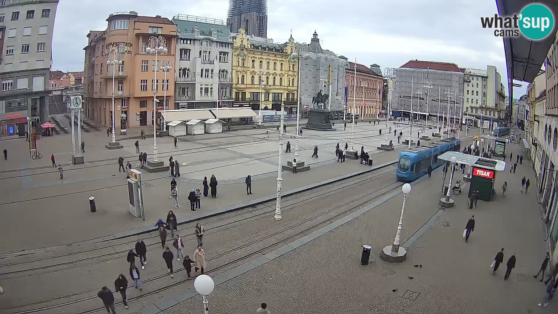 Zagreb live cam Bana Jelačića