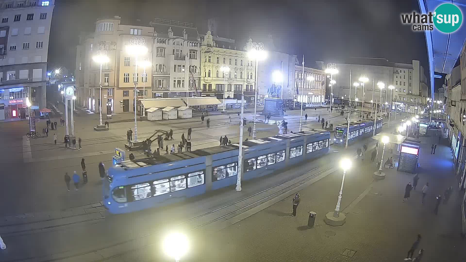Zagreb live cam Bana Jelačića