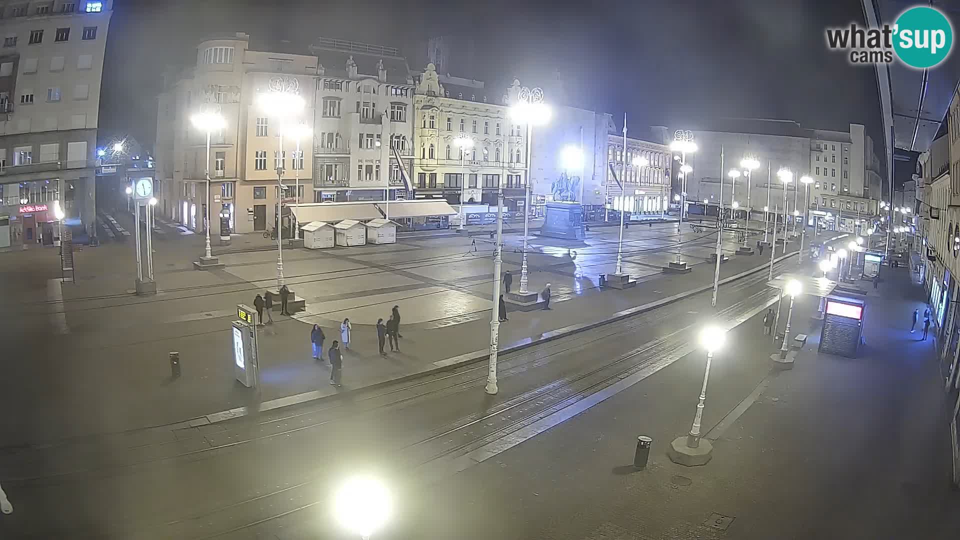 Webcam Zagreb Bana Jelačića square | Croatia