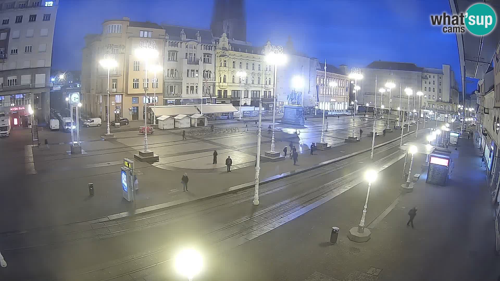 Webcam Zagabria Ban Jelacic piazza | Croazia