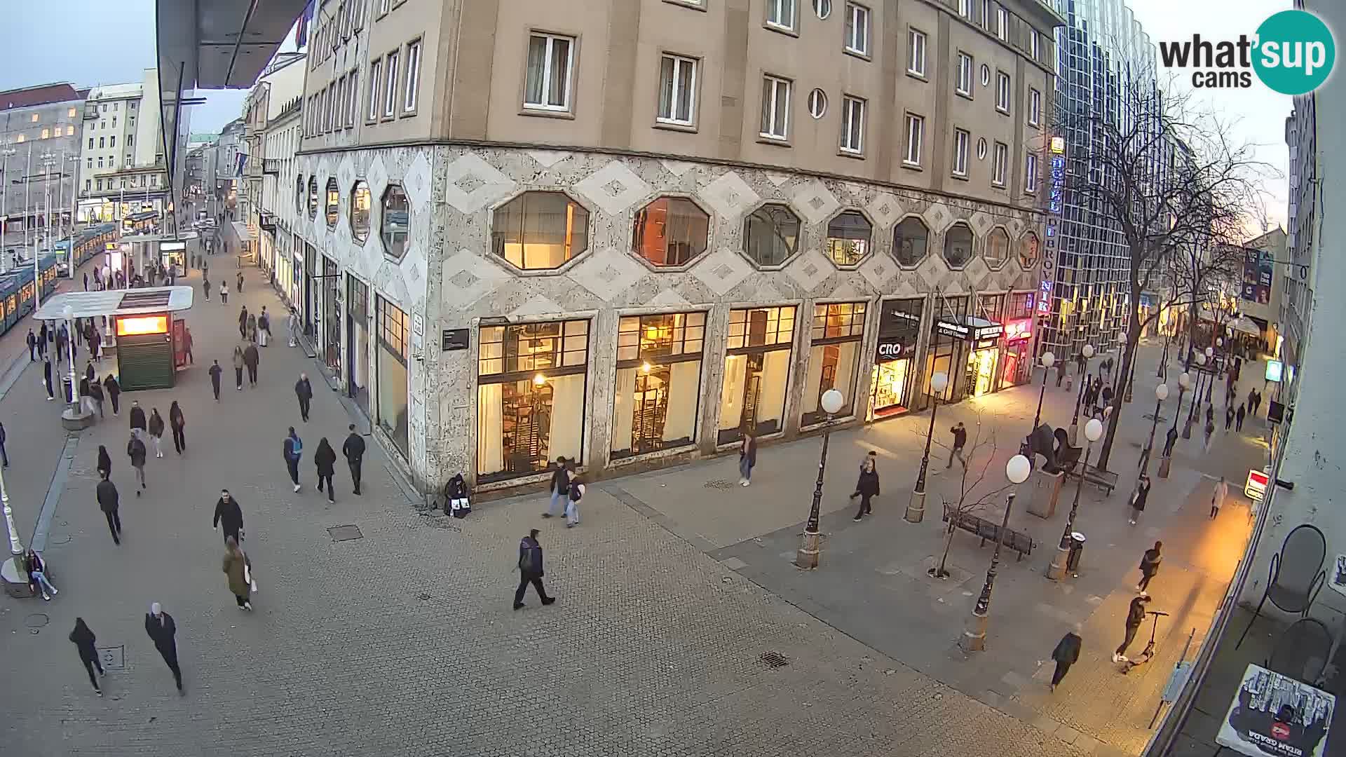 Webcam Zagreb Bana Jelačića square | Croatia
