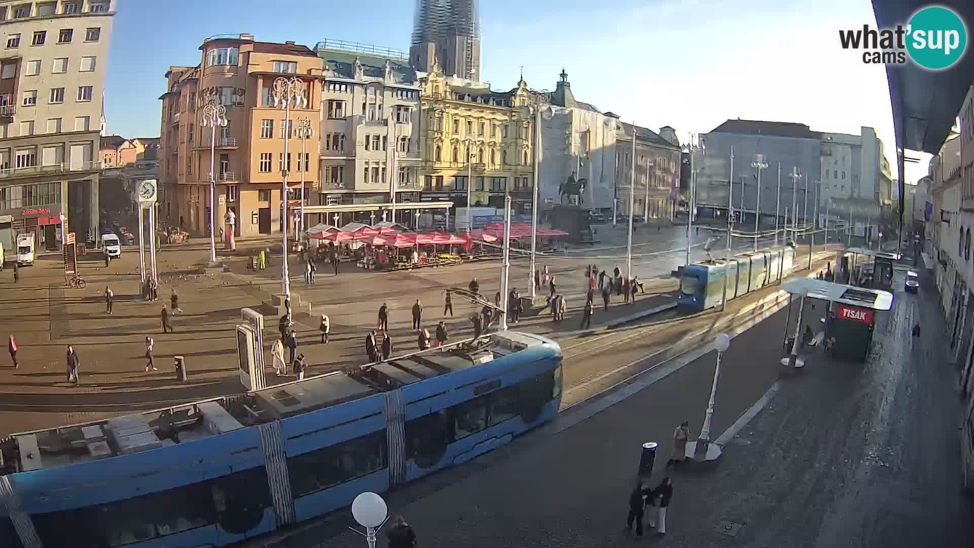 Spletna kamera Zagreb Ban Jelačić