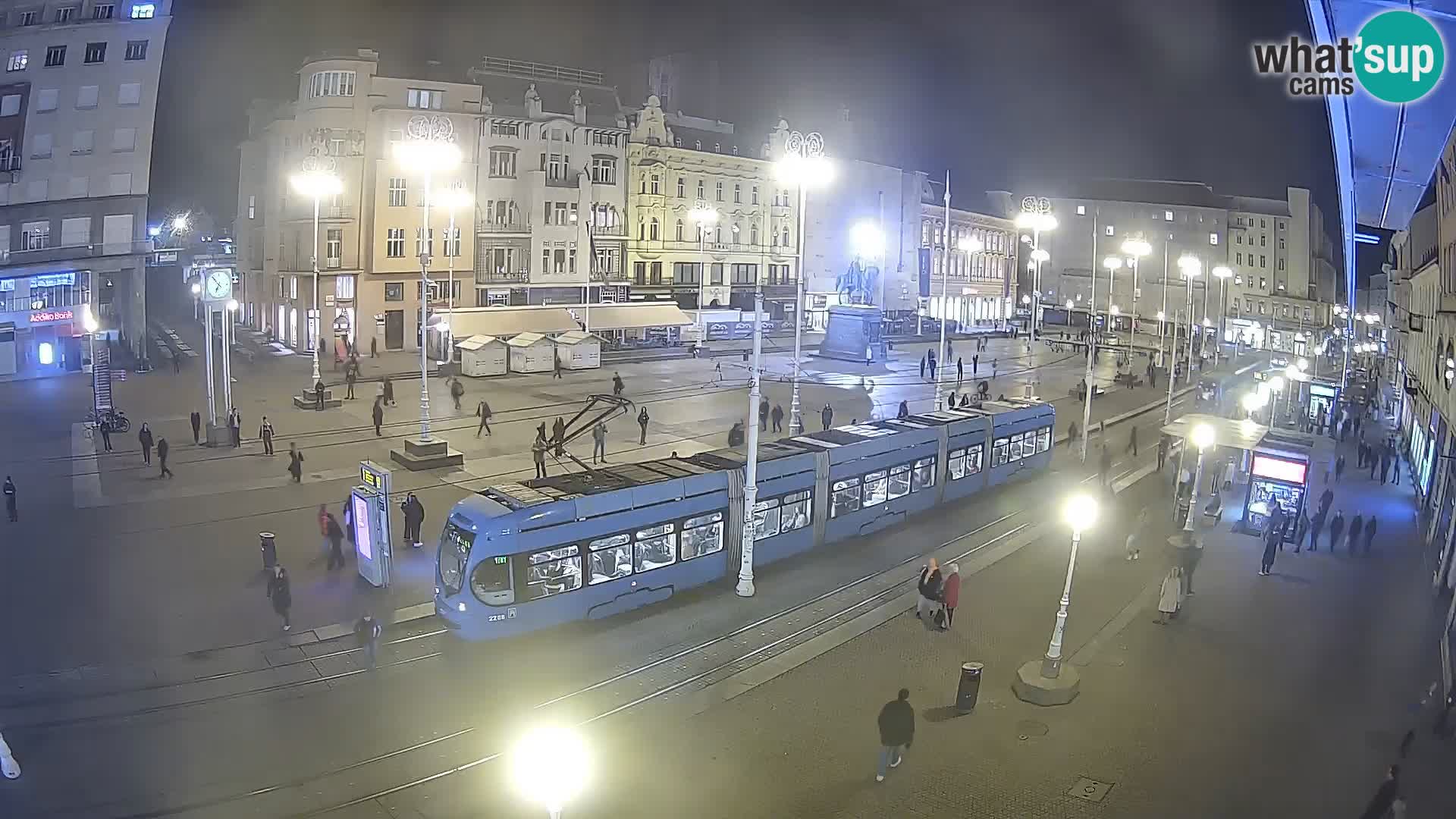 Webcam Zagreb Bana Jelačića square | Croatia