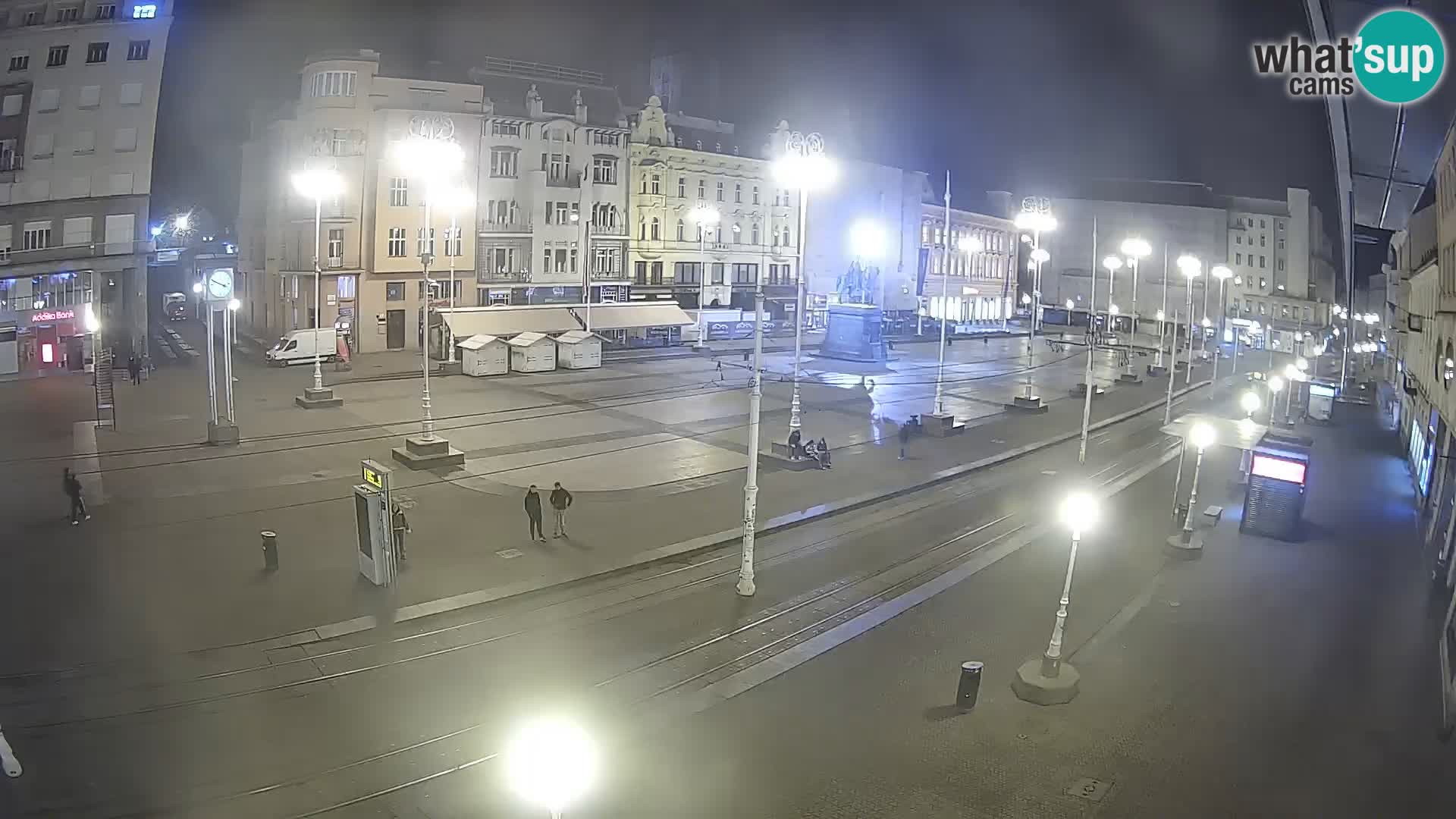 Zagreb webcam Ban Jelacica Platz | Kroatien