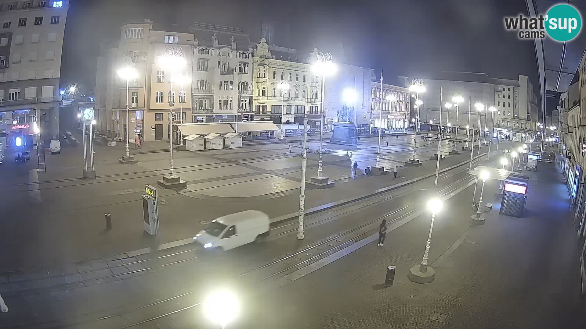 Zagreb webcam Ban Jelacica Platz | Kroatien