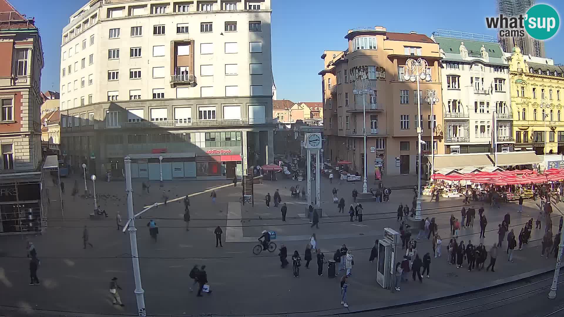 Spletna kamera Zagreb Ban Jelačić
