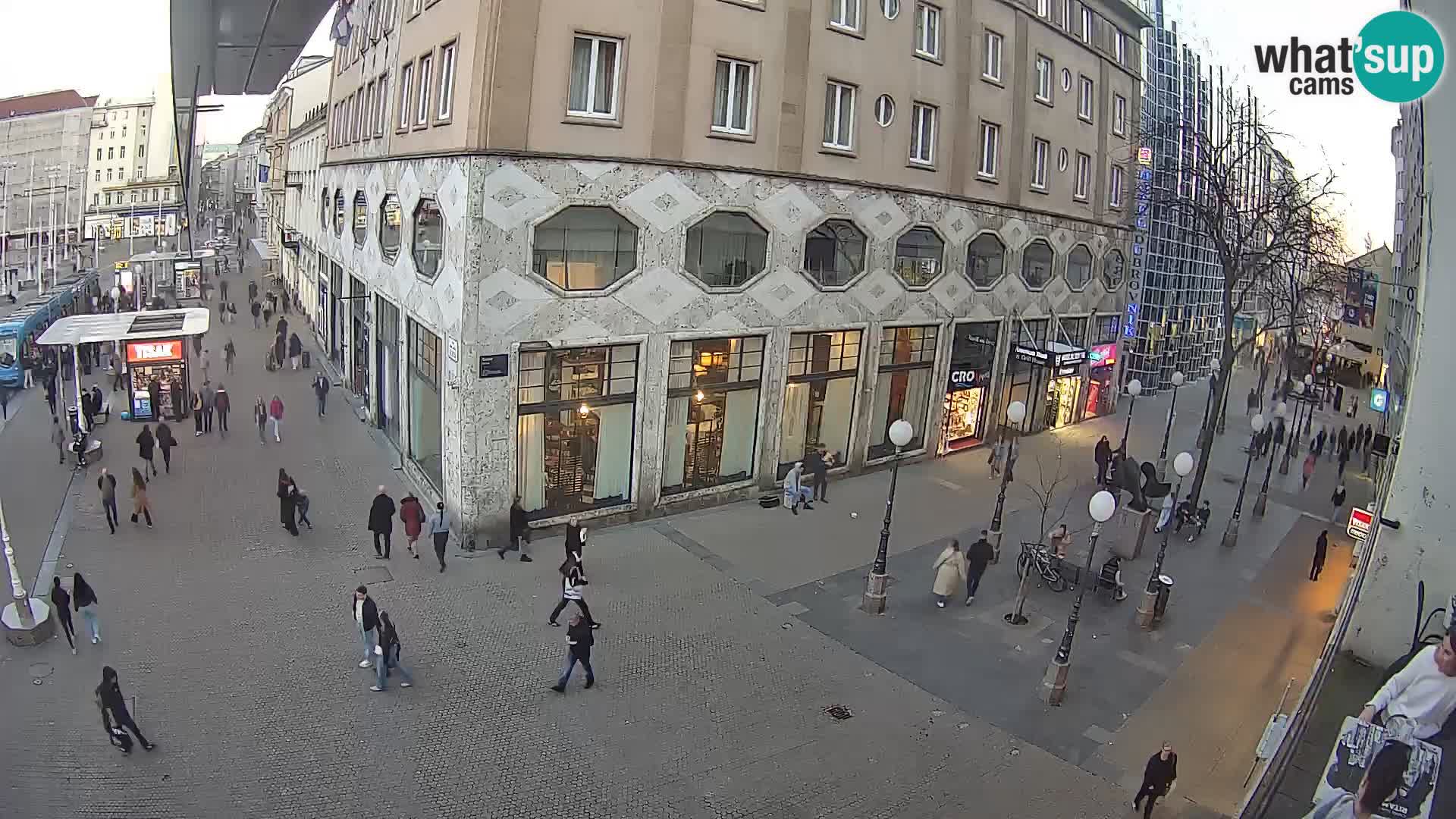 Live Cam Zagreb Ban Jelačić place | Croatie
