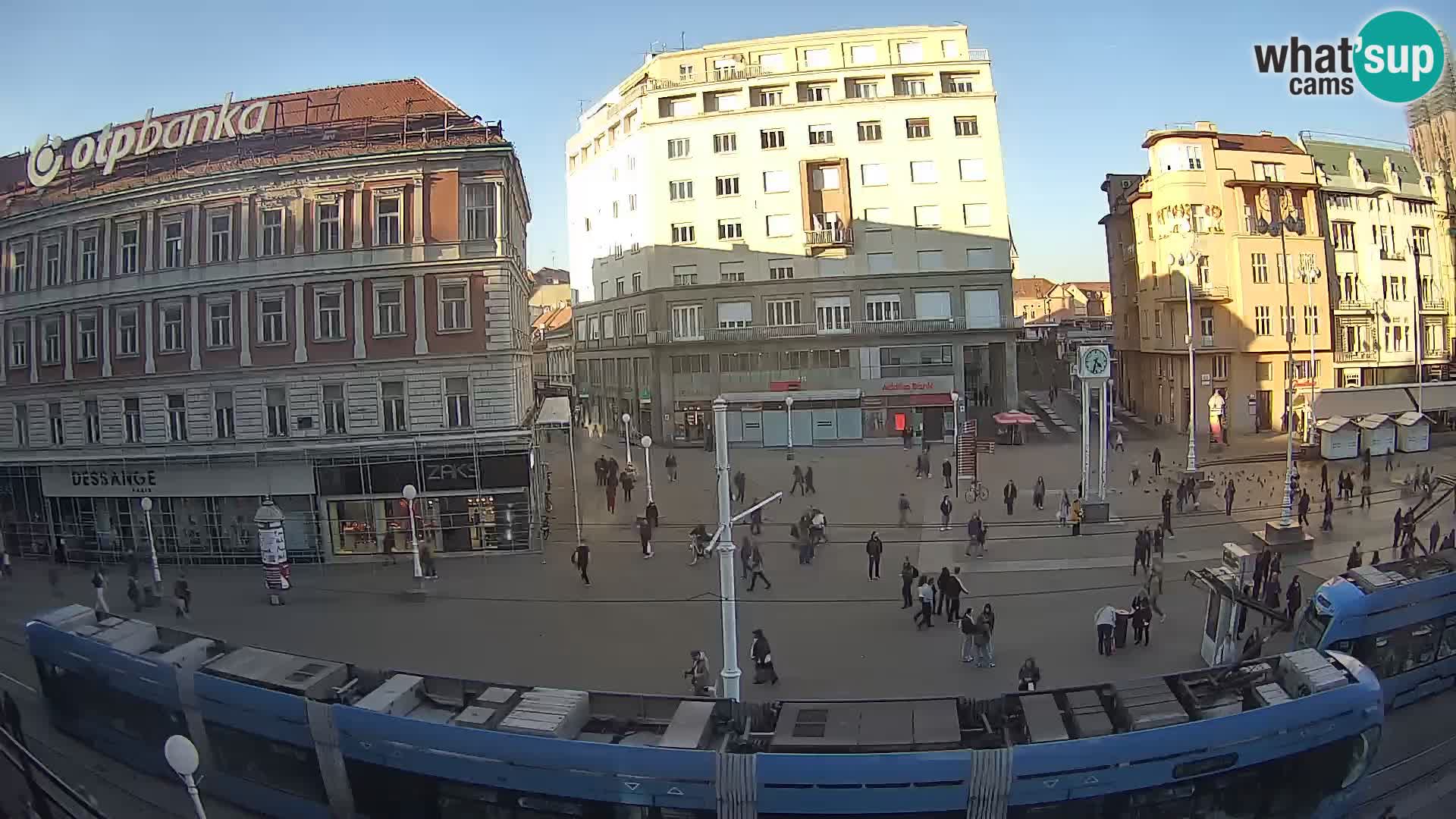 Webcam Zagabria Ban Jelacic piazza | Croazia