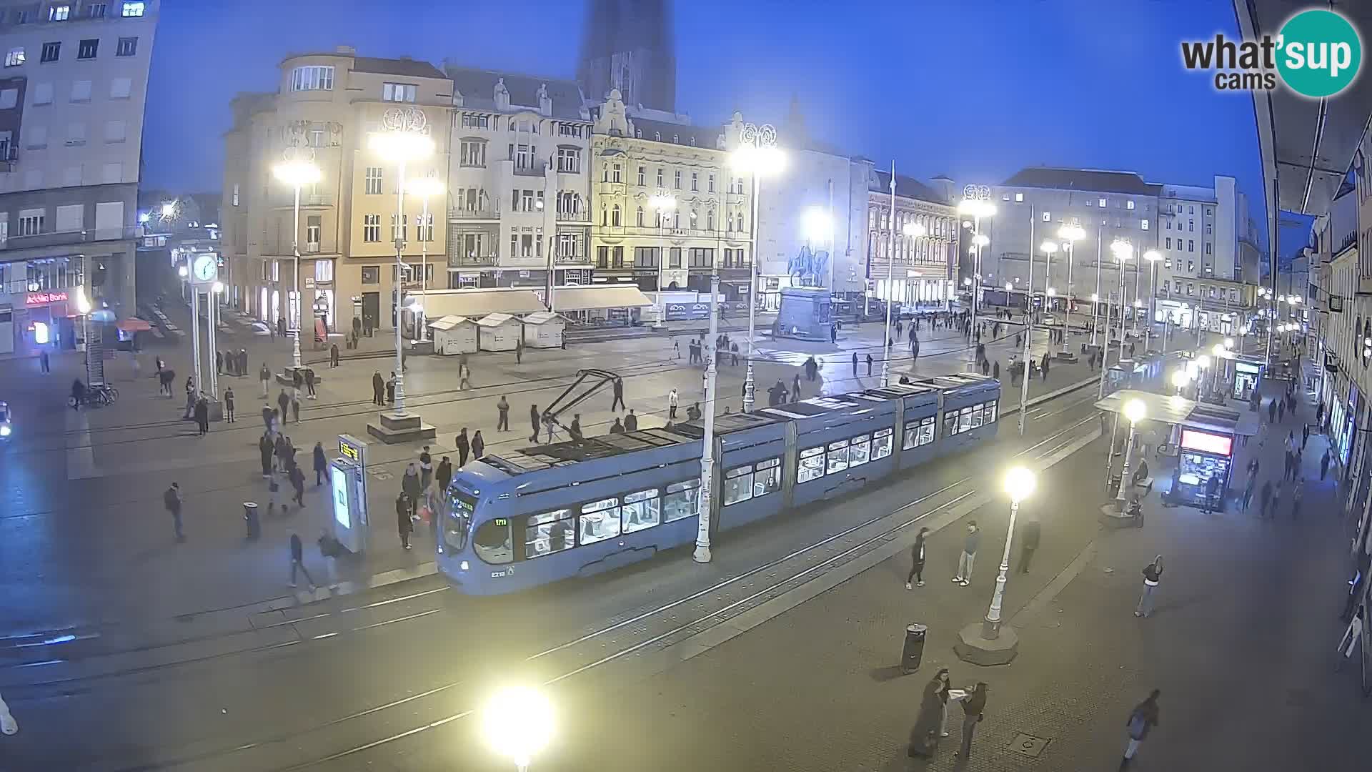 Zagreb live cam Bana Jelačića