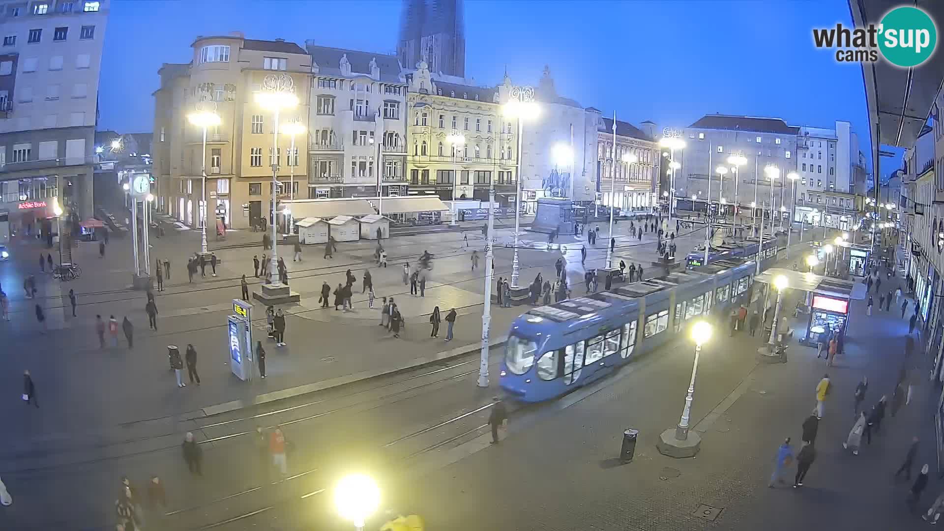 Zagreb live cam Bana Jelačića