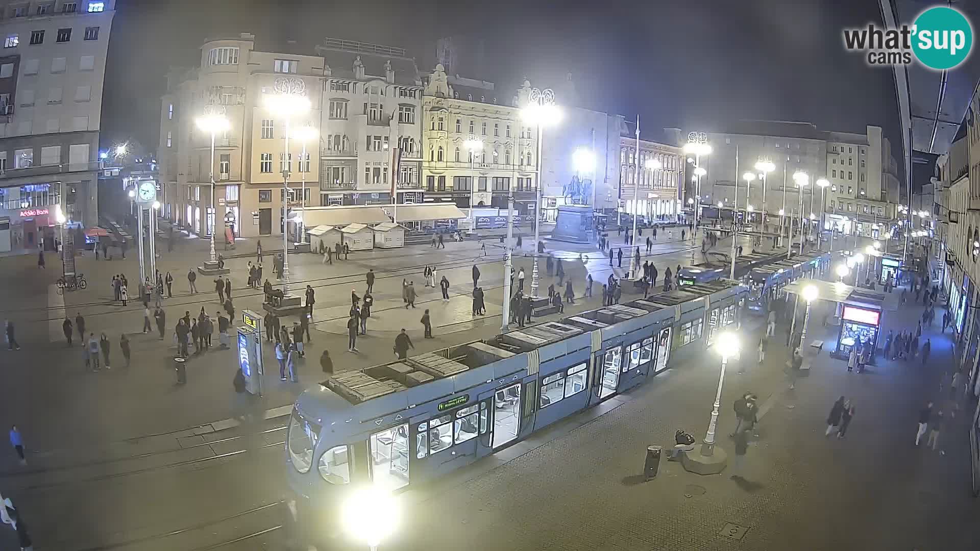 Live Cam Zagreb Ban Jelačić place | Croatie