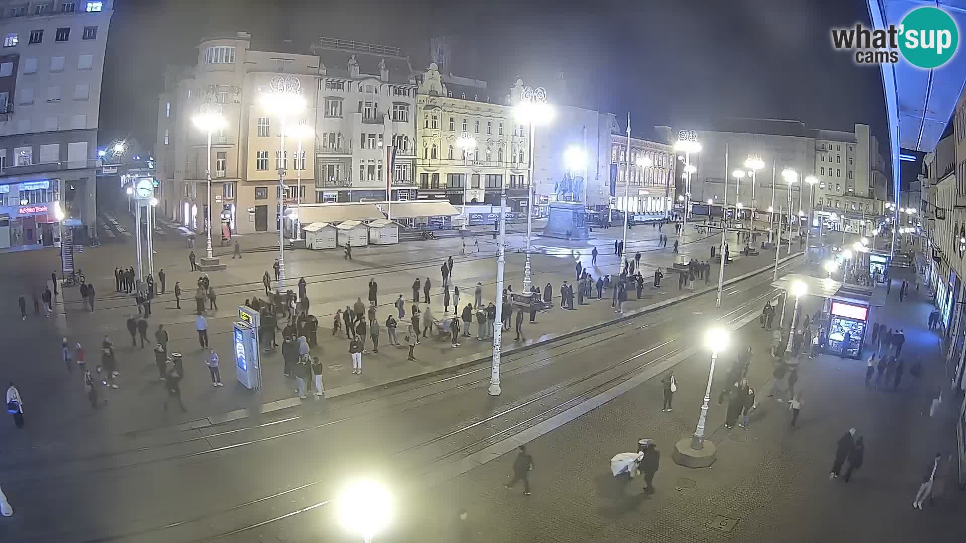 Spletna kamera Zagreb Ban Jelačić