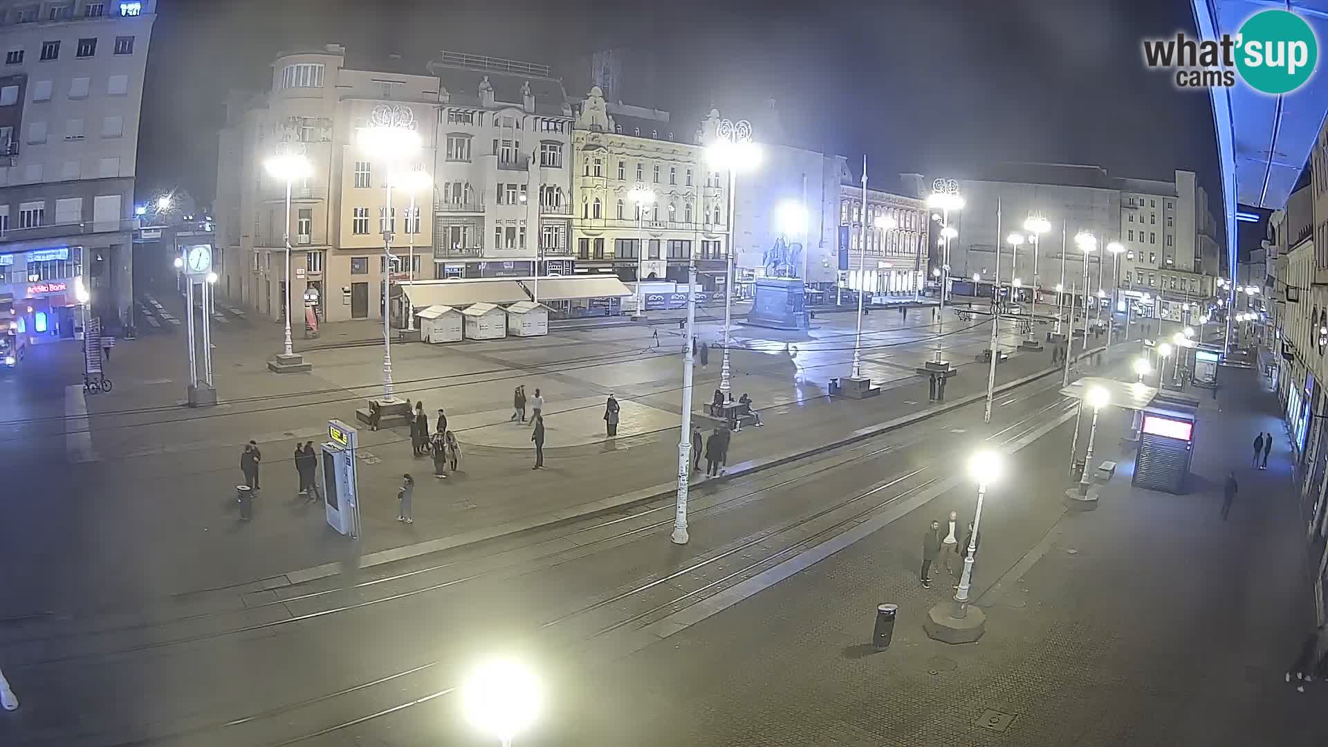 Zagreb live cam Bana Jelačića