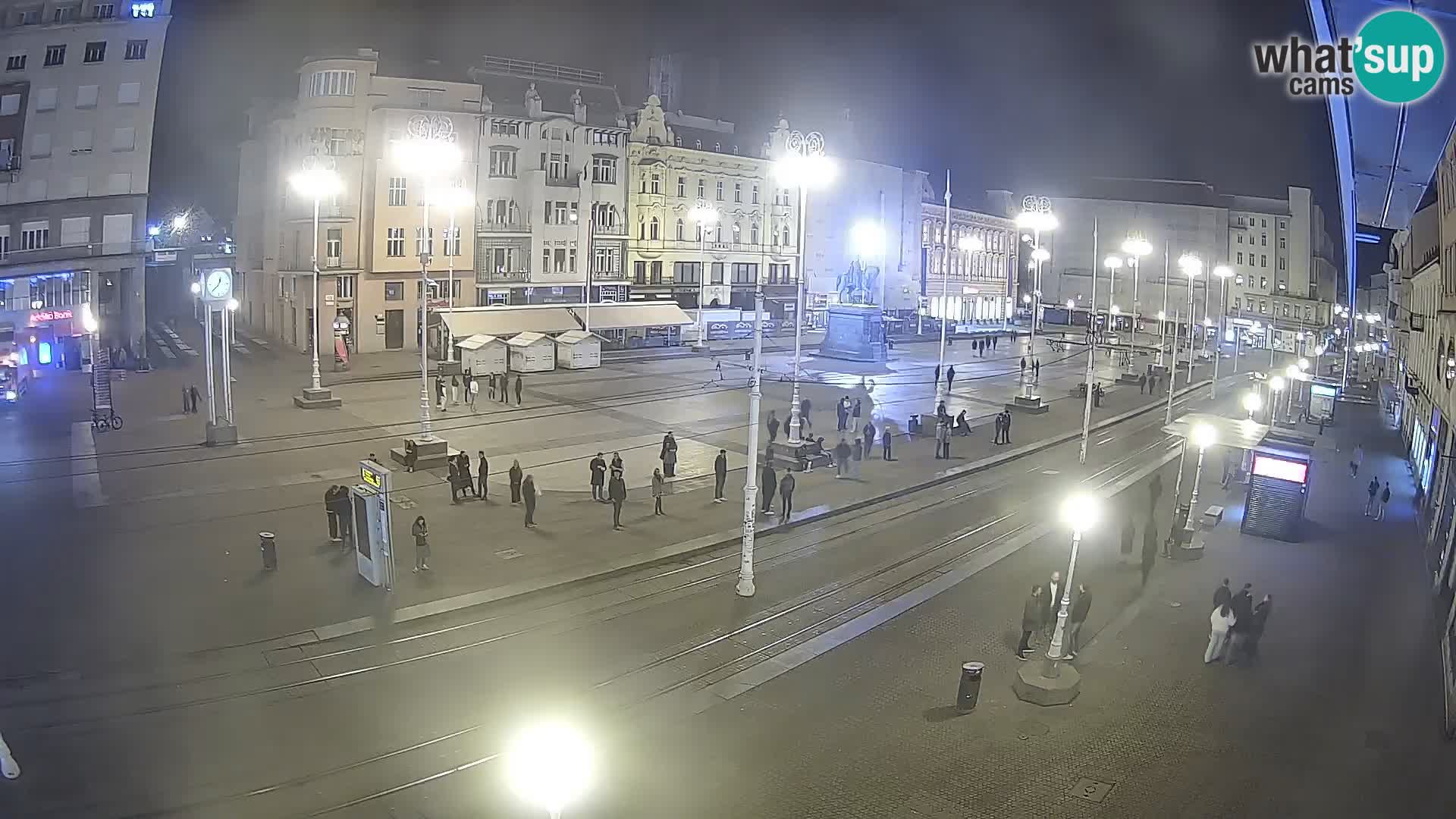 Live Cam Zagreb Ban Jelačić place | Croatie