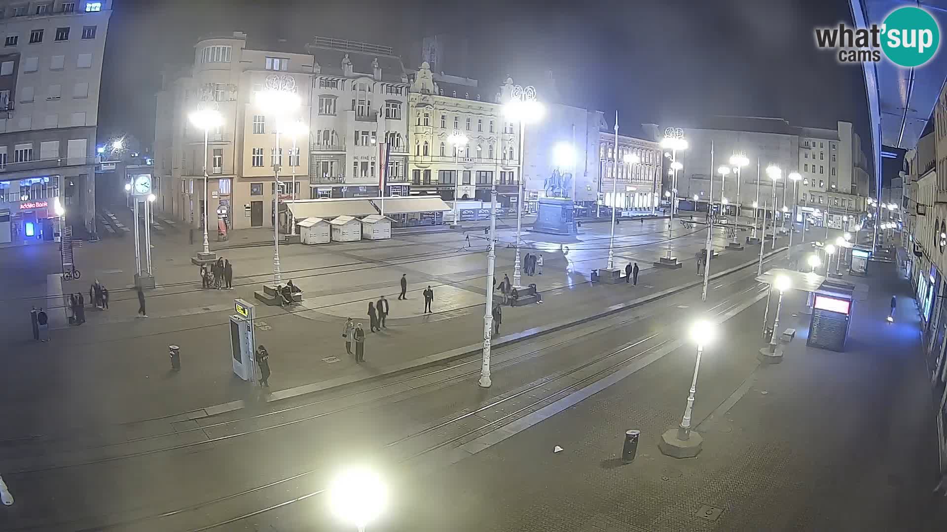 Webcam Zagreb Bana Jelačića square | Croatia
