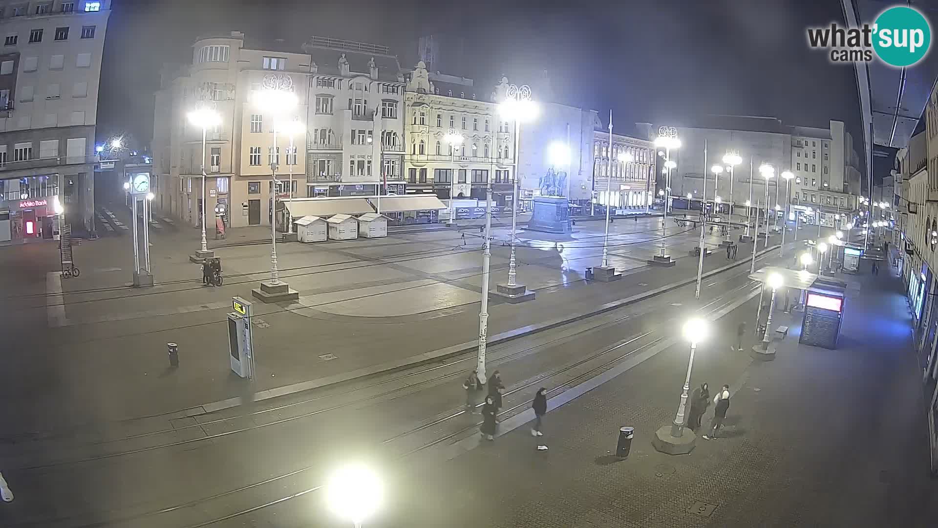 Webcam Zagreb Bana Jelačića square | Croatia