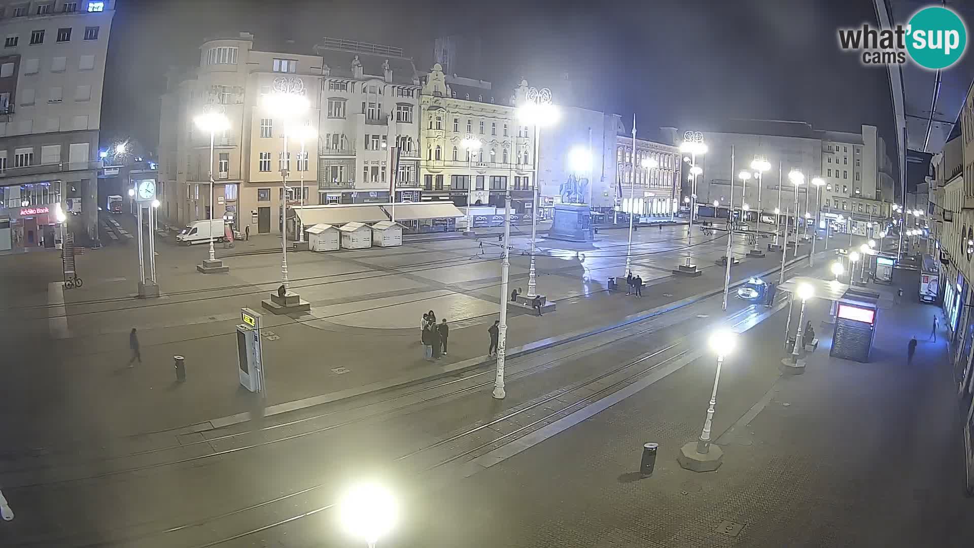 Webcam Zagreb Bana Jelačića square | Croatia