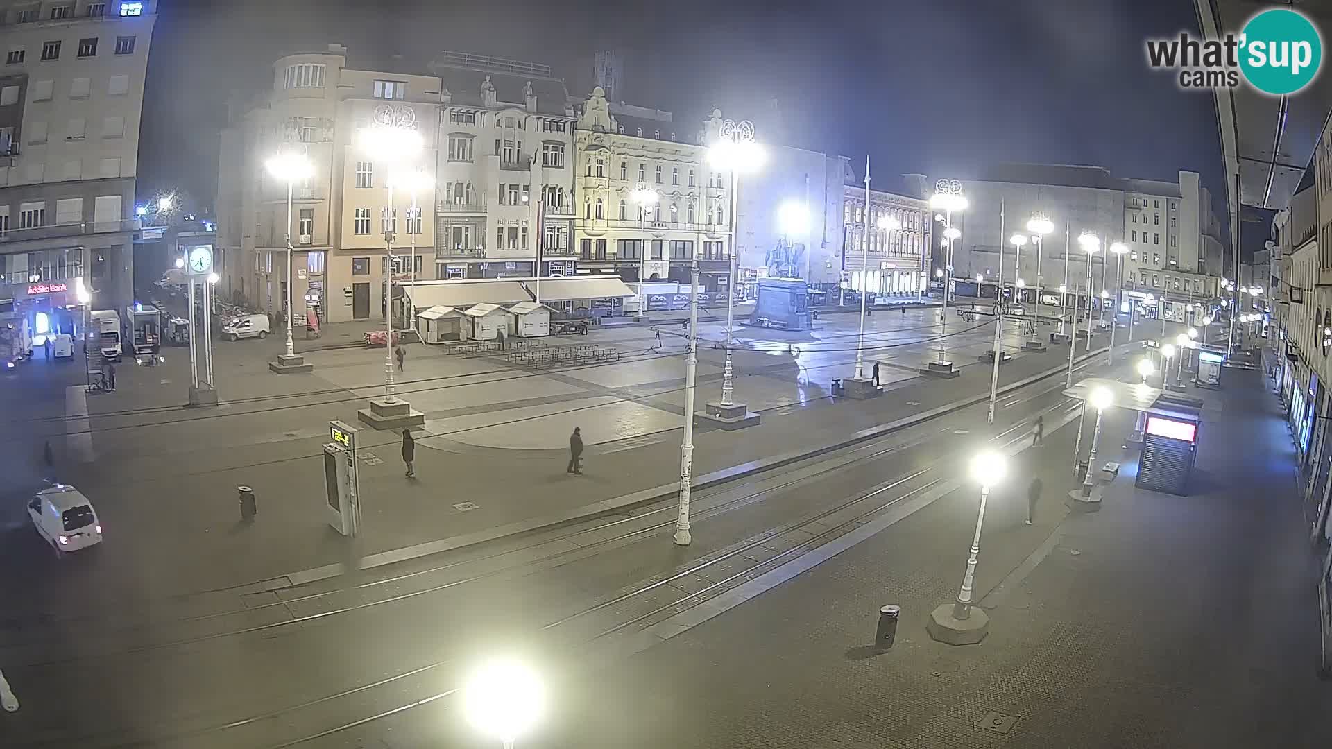 Webcam Zagabria Ban Jelacic piazza | Croazia