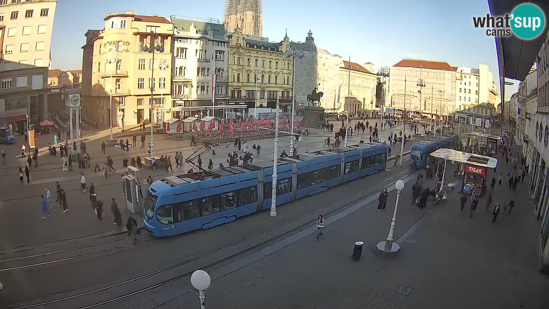 Zagreb live cam Bana Jelačića