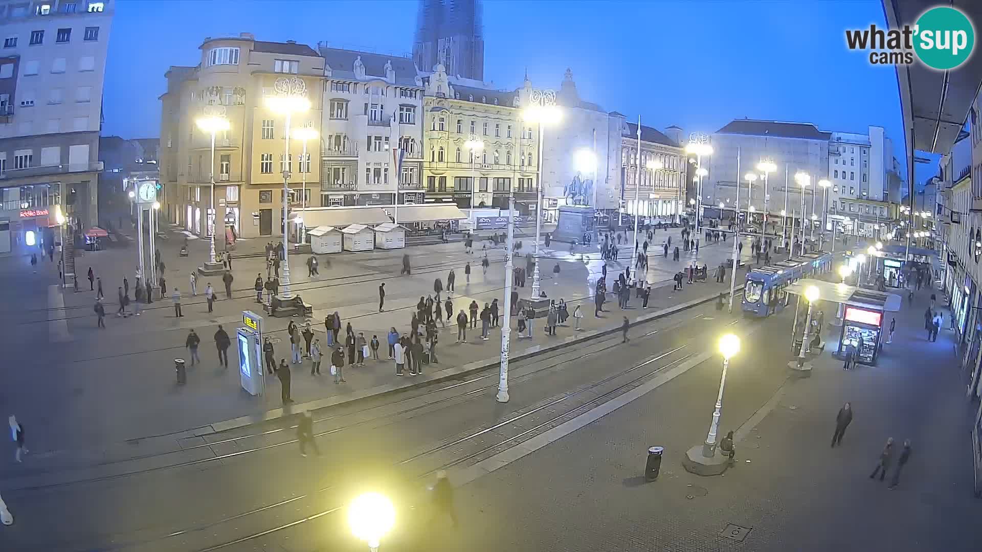 Spletna kamera Zagreb Ban Jelačić