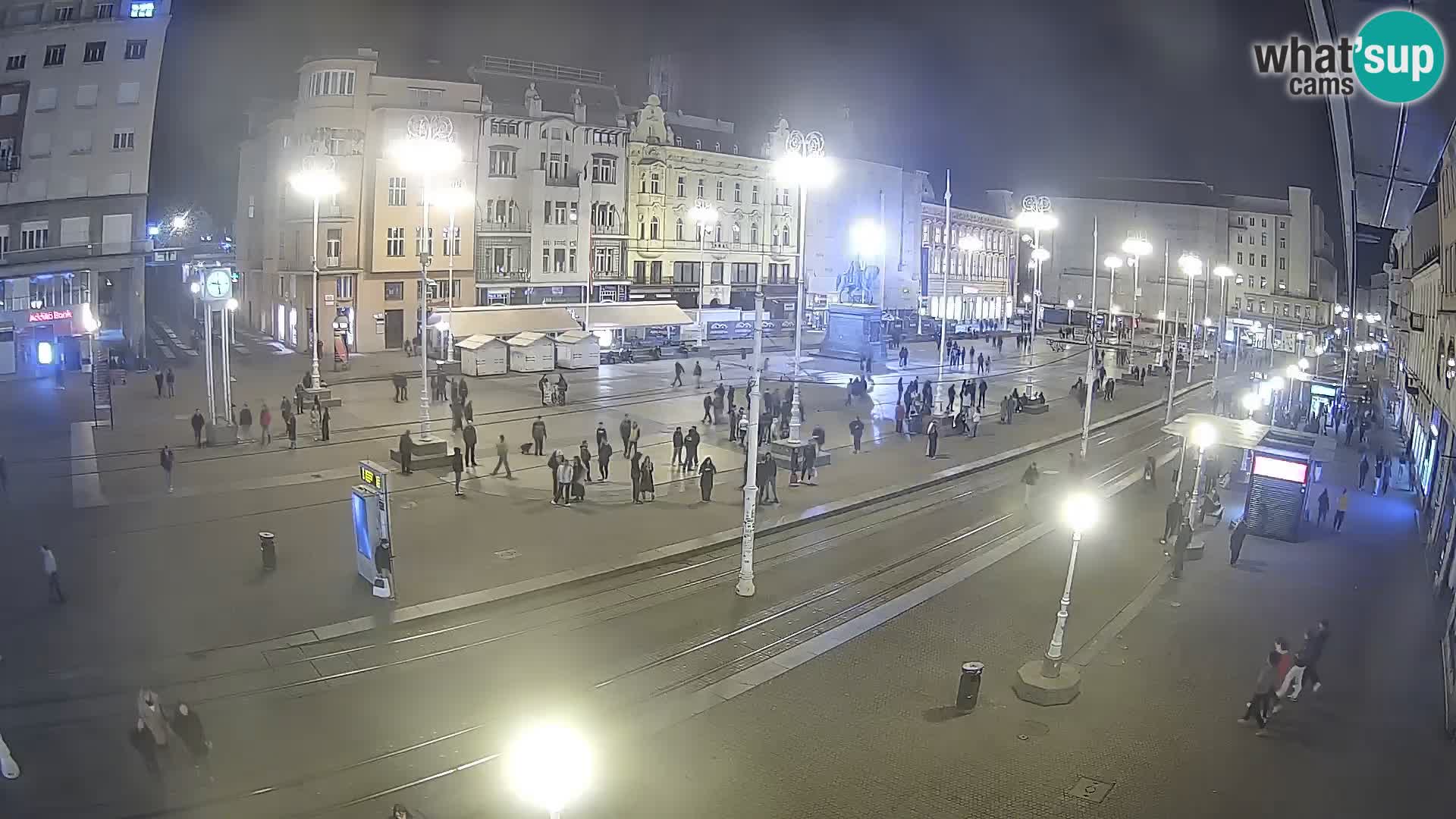 Live Cam Zagreb Ban Jelačić place | Croatie
