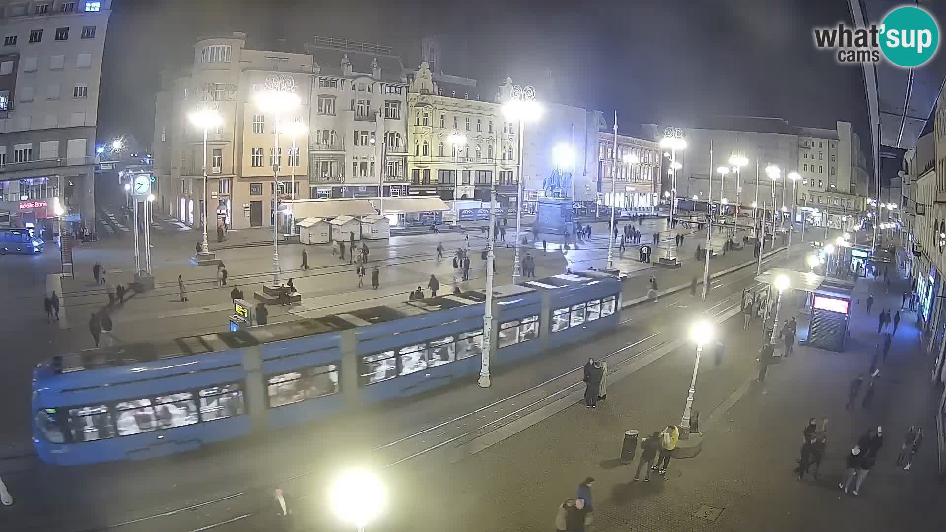 Webcam Zagreb Bana Jelačića square | Croatia