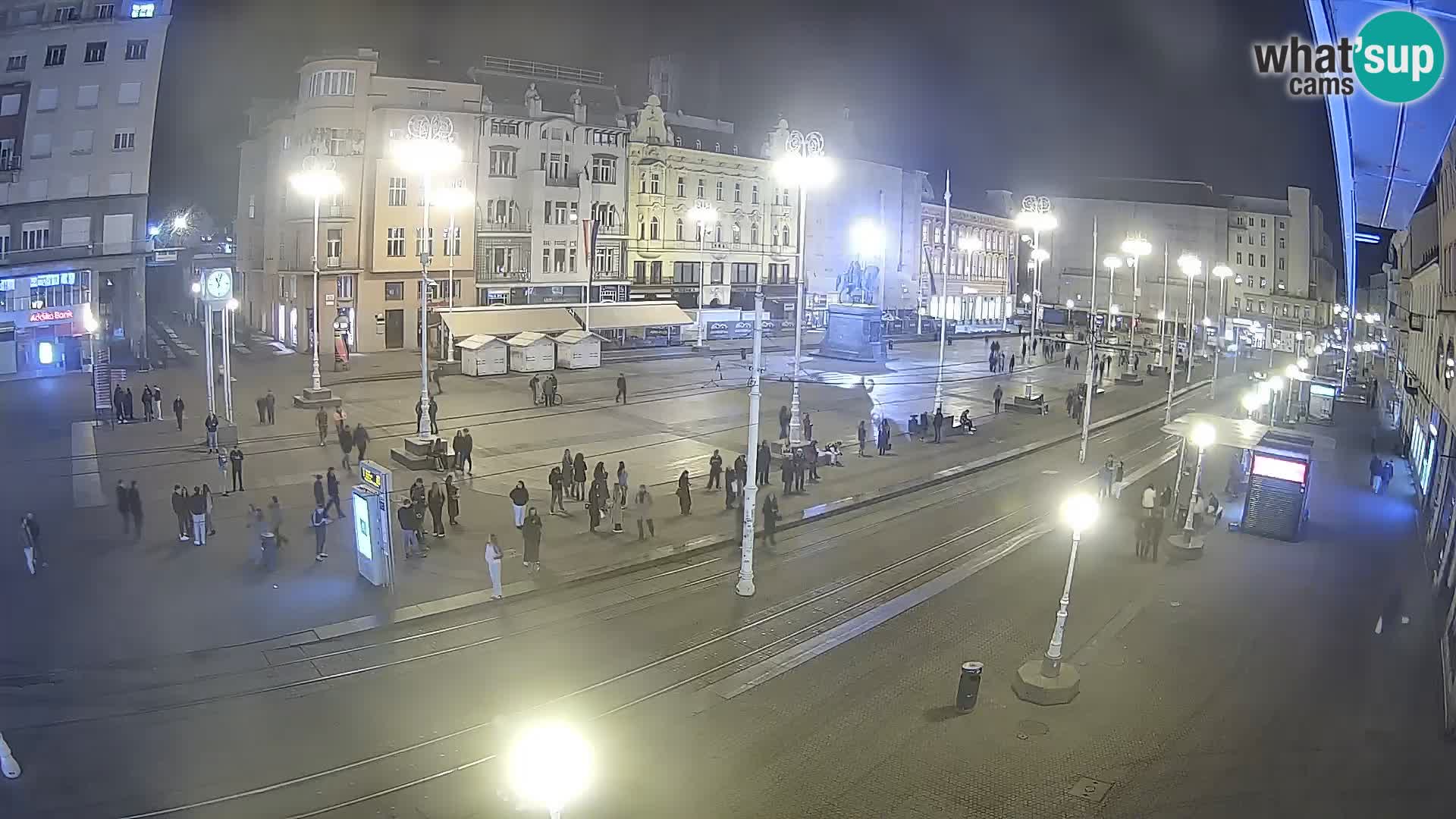 Webcam Zagabria Ban Jelacic piazza | Croazia