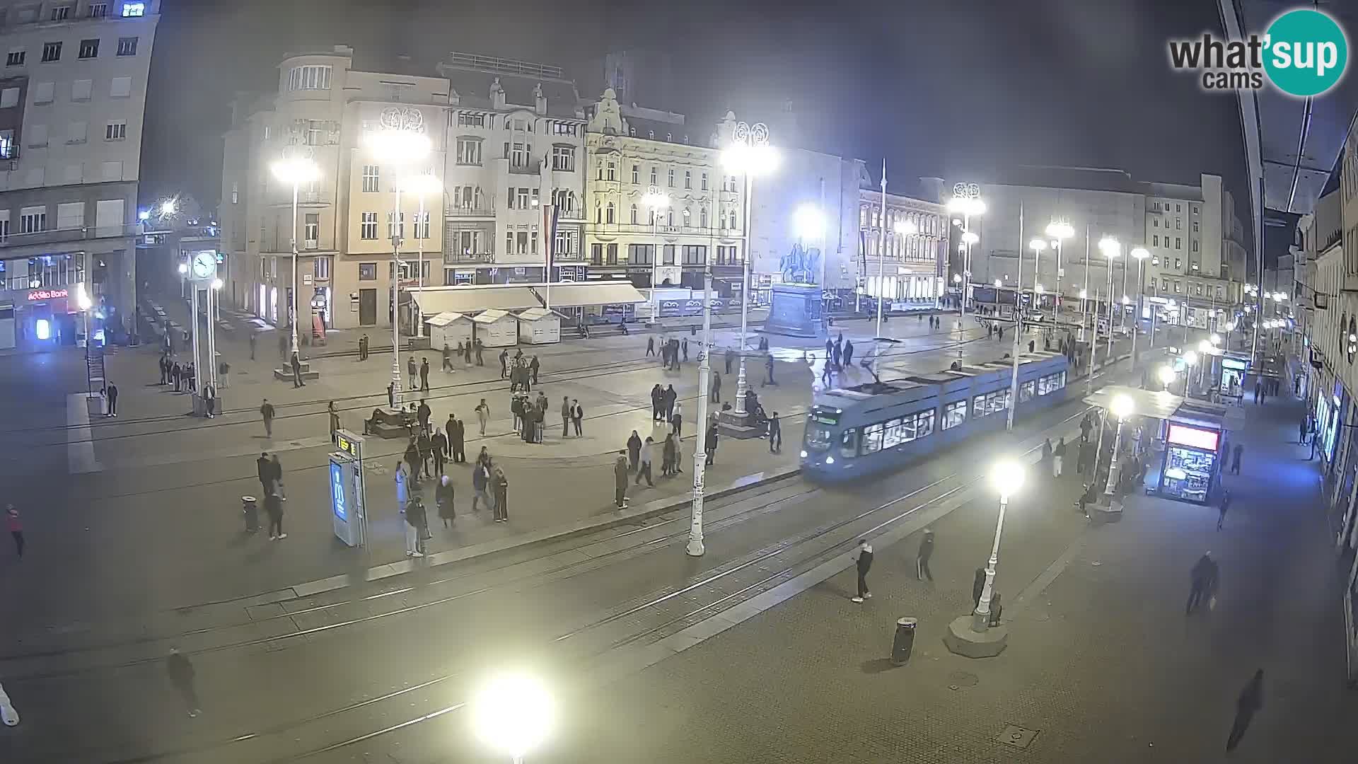 Webcam Zagreb Bana Jelačića square | Croatia