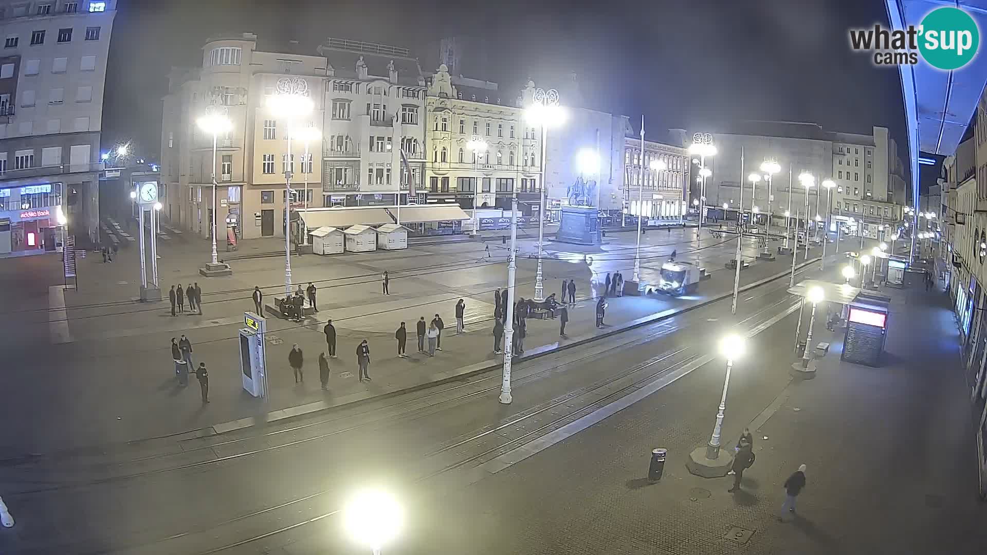 Zagreb webcam Ban Jelacica Platz | Kroatien