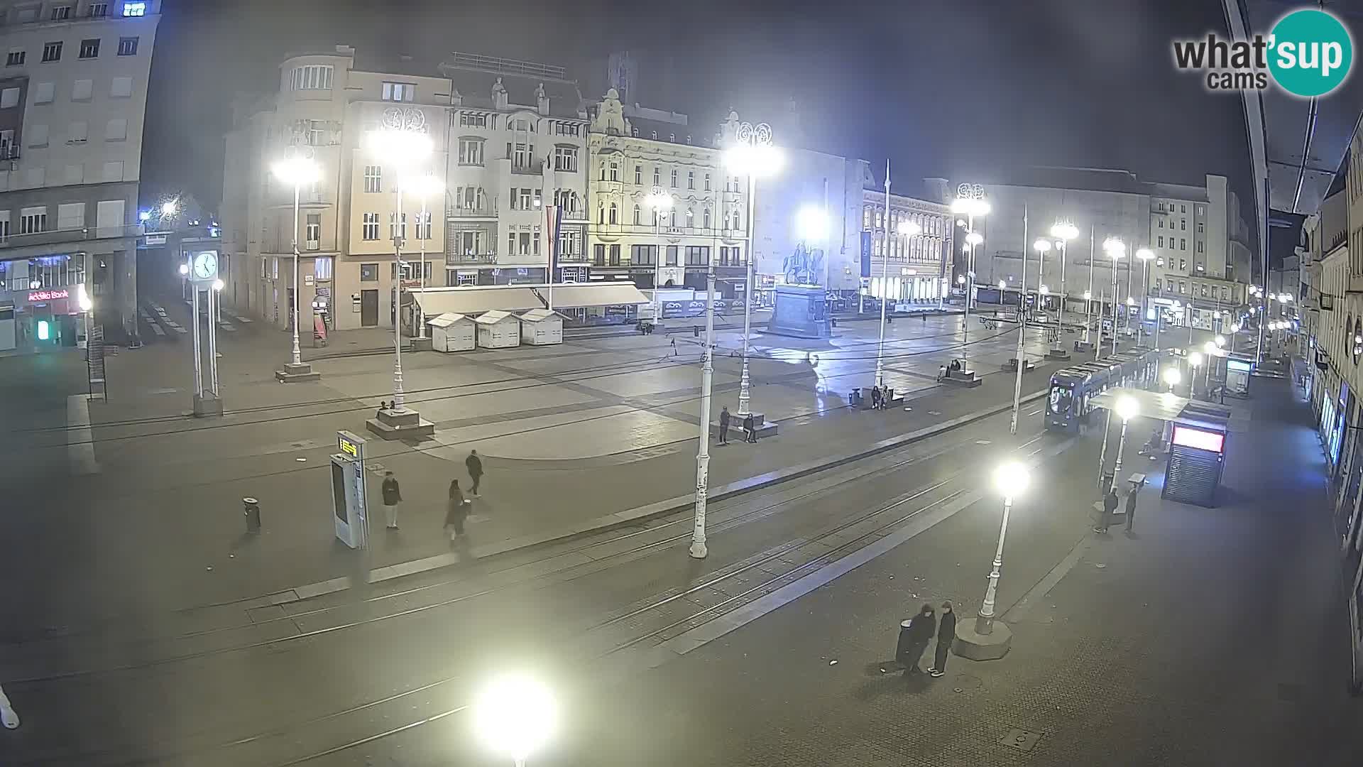 Webcam Zagabria Ban Jelacic piazza | Croazia