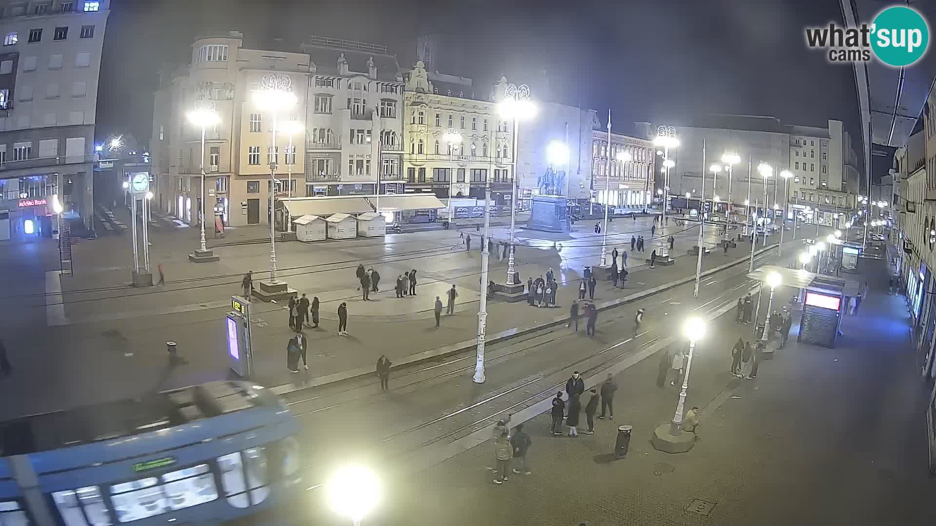 Webcam Zagreb Bana Jelačića square | Croatia