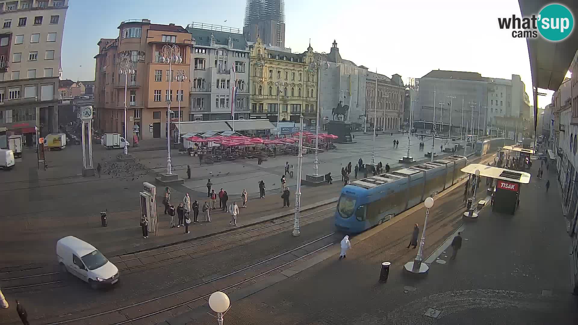 Spletna kamera Zagreb Ban Jelačić