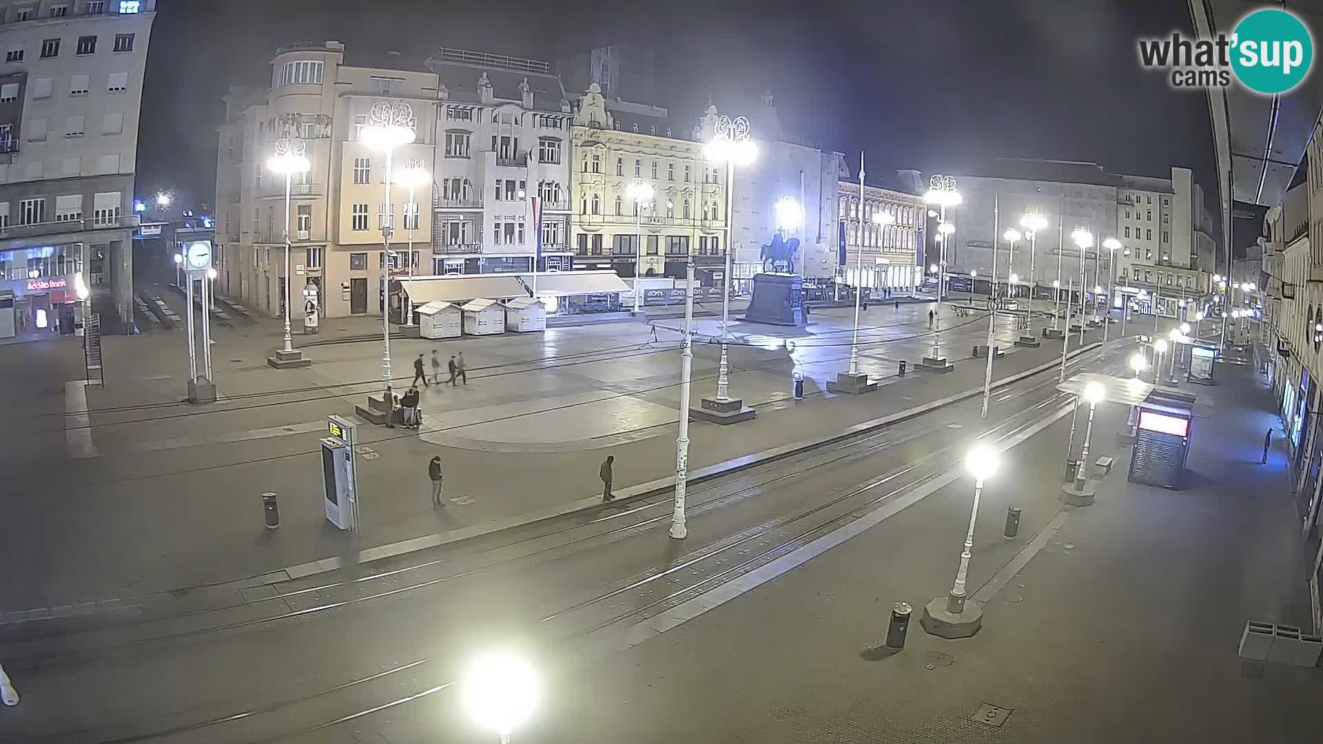 Zagreb webcam Ban Jelacica Platz | Kroatien