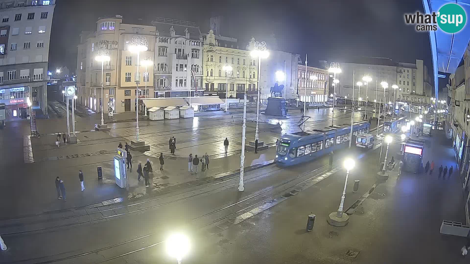 Webcam Zagreb Bana Jelačića square | Croatia