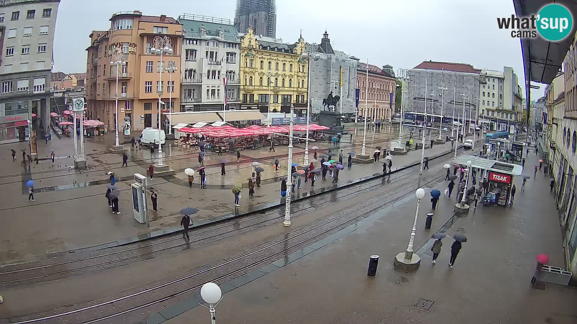 Spletna kamera Zagreb Ban Jelačić