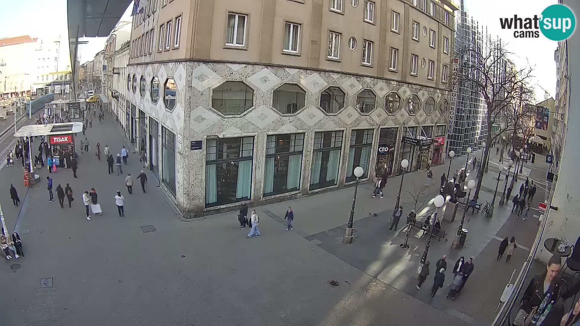 Zagreb webcam Ban Jelacica Platz | Kroatien